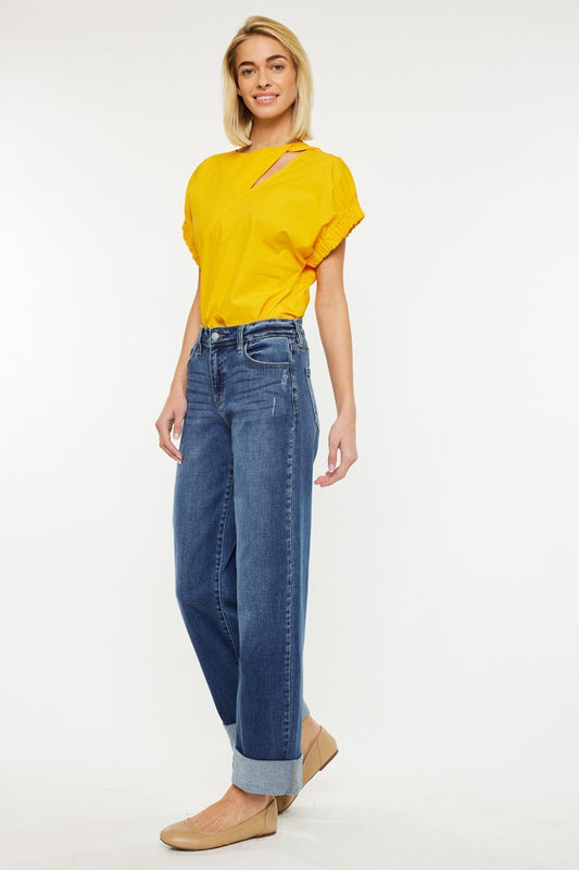 KanCan Summer Casual Wide Leg Jeans