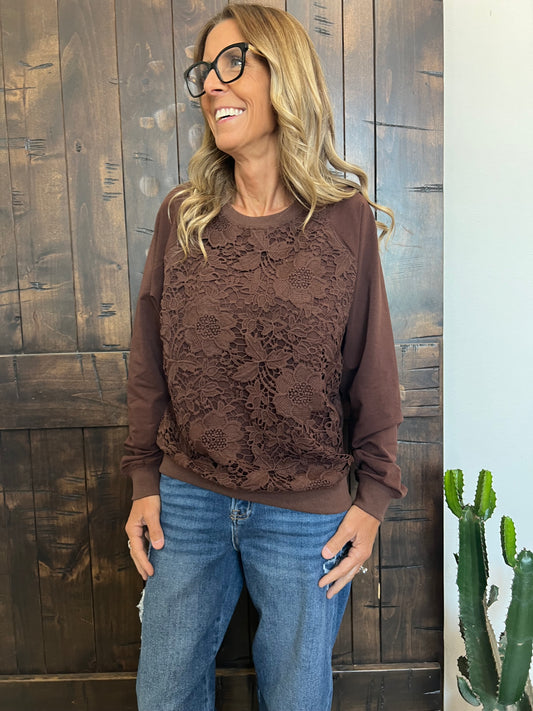 P. S. Kate Lace Pullover