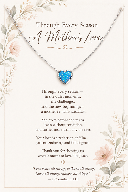 Genuine Opal heart Sterling Silver necklace