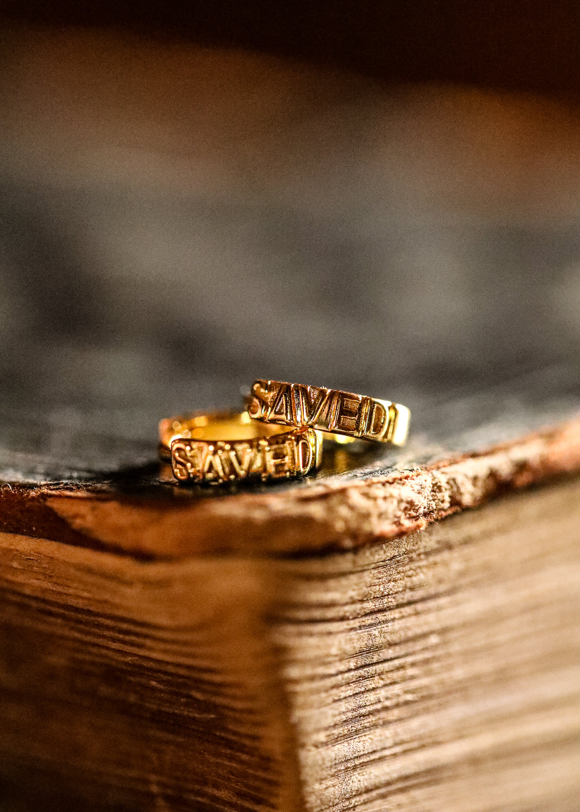 Saved Gold Vermeil hoop earrings