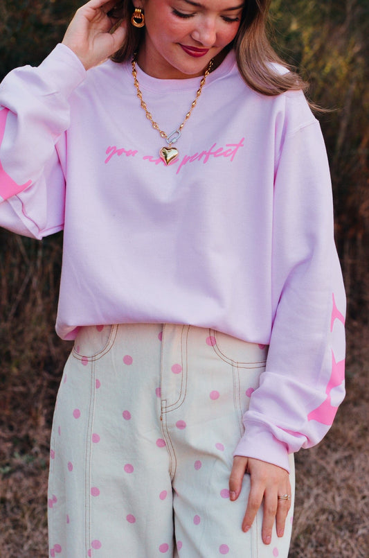 Worthy Pink Sweatshirt