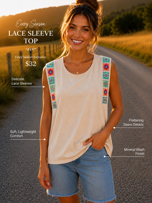 Every Season Embroidered Top