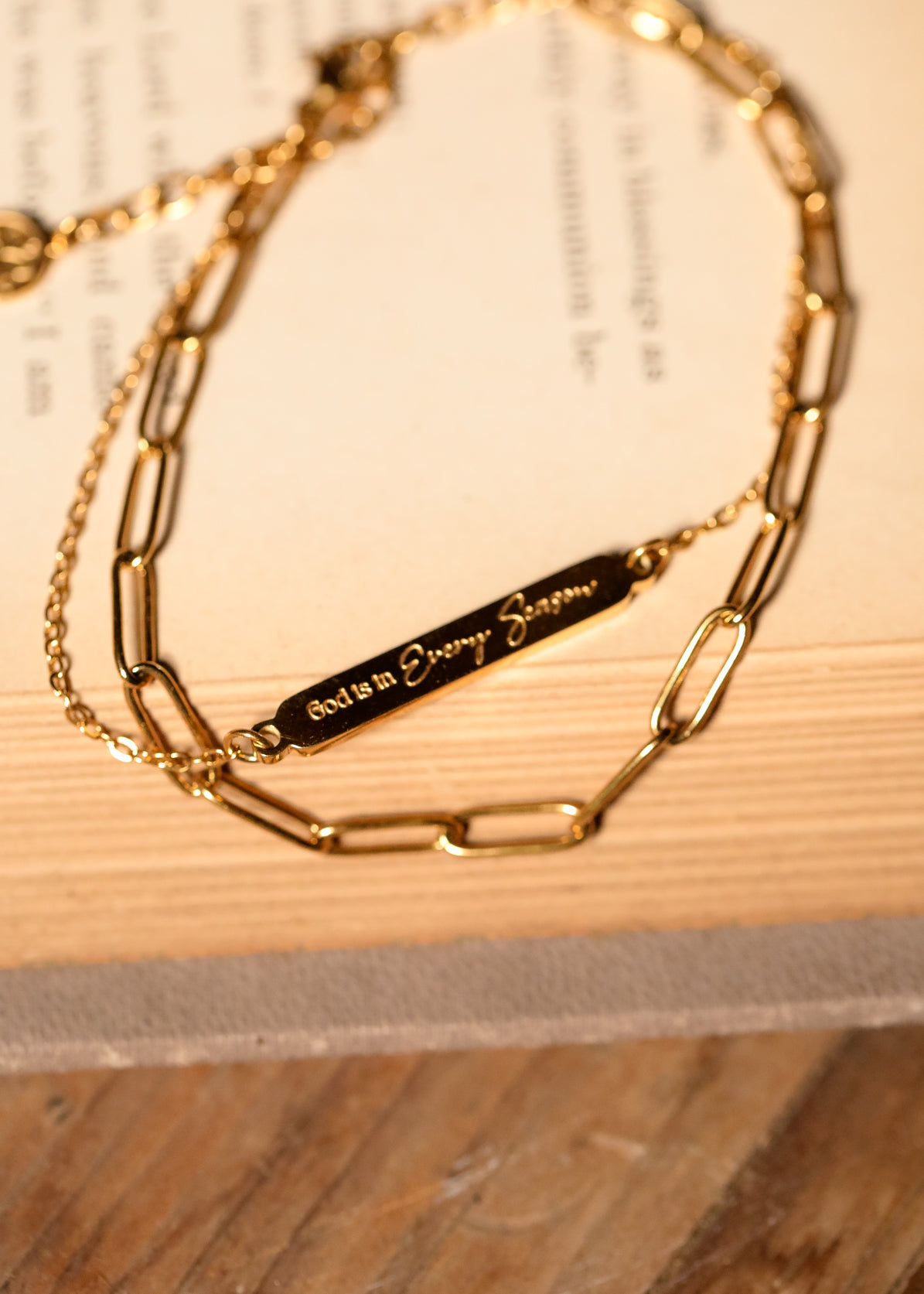 God's in Every Season Bracelet