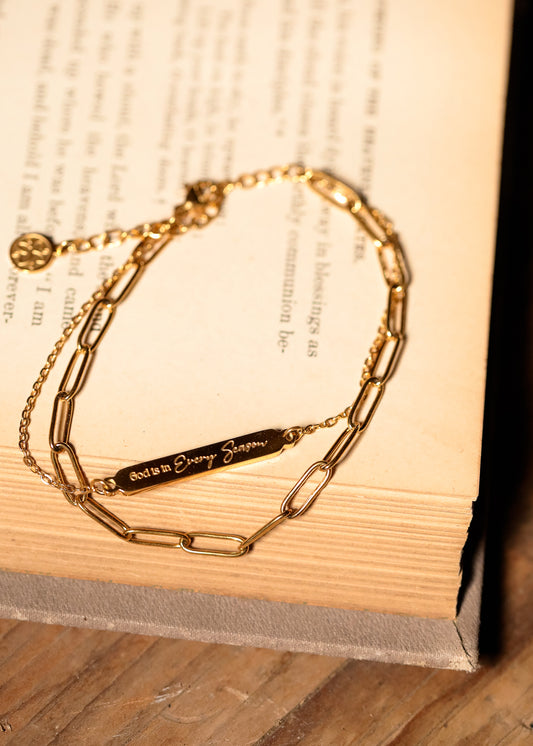 God's in Every Season Bracelet