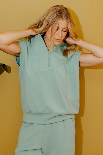 Rae Mode Modal Luxe V-neck Sleeveless Top