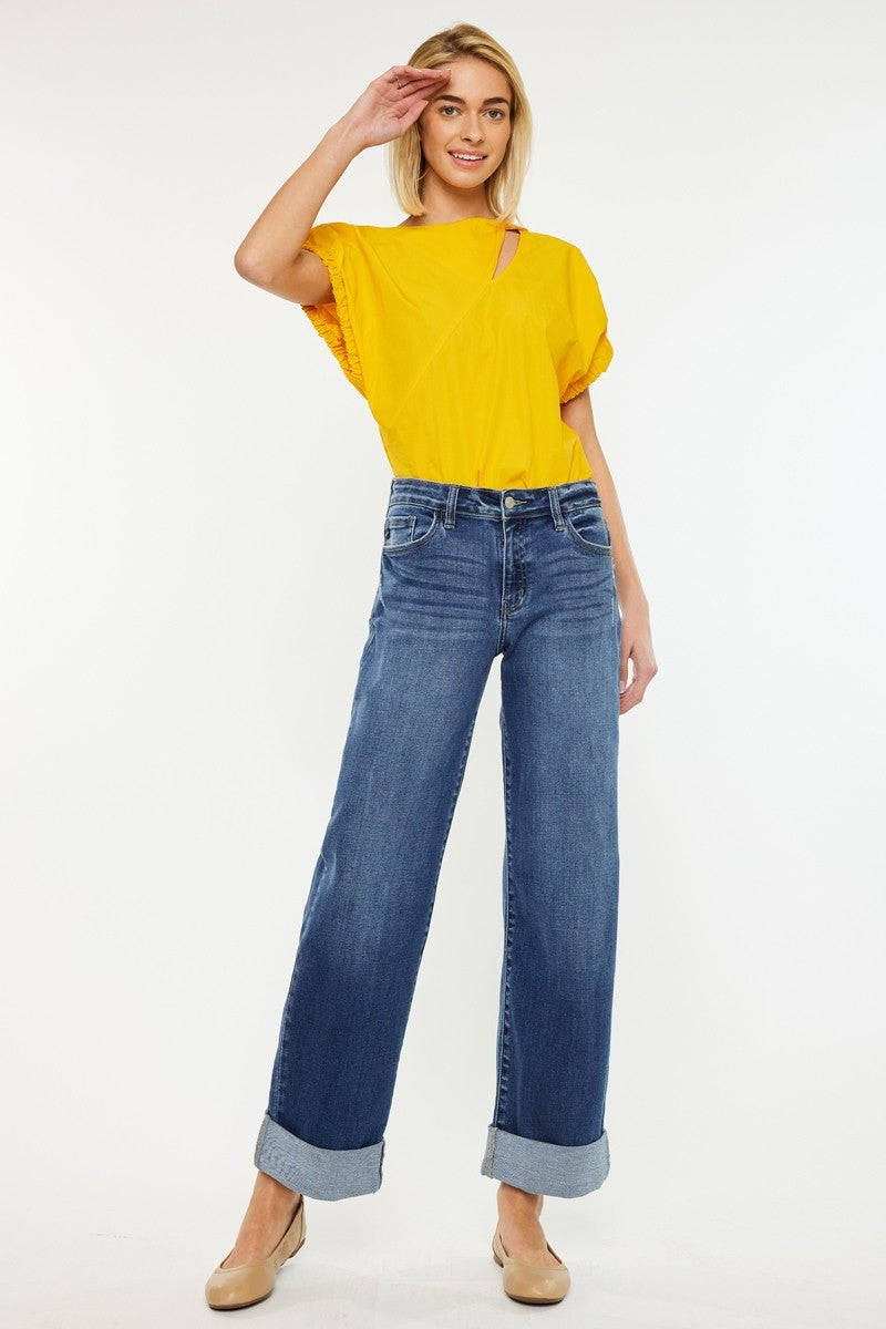 KanCan Summer Casual  Wide Leg Jeans