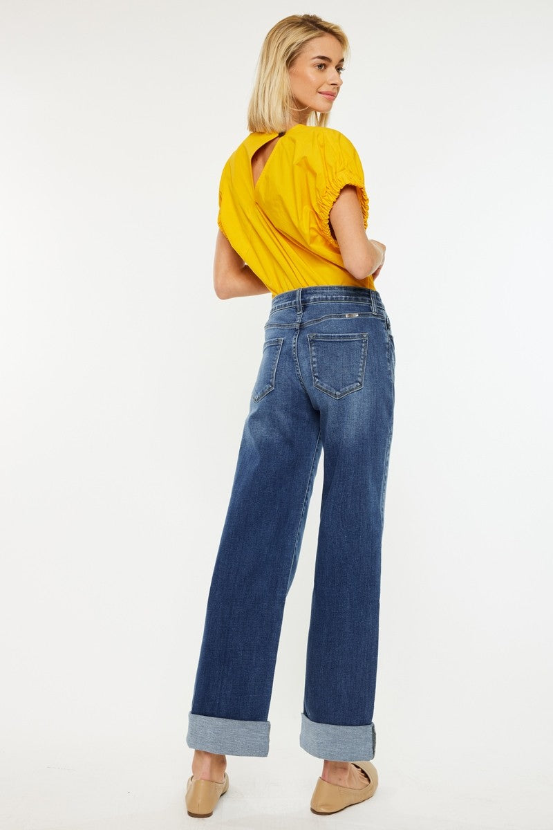 KanCan Summer Casual  Wide Leg Jeans