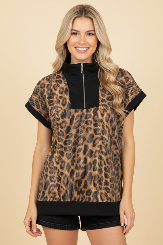 Heimish Leopard Print Top