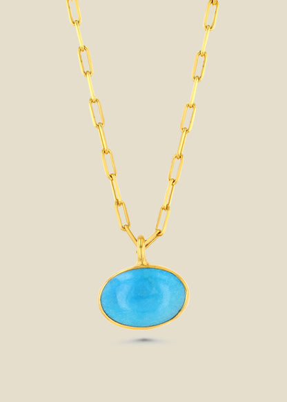 Full Circle Turquoise necklace