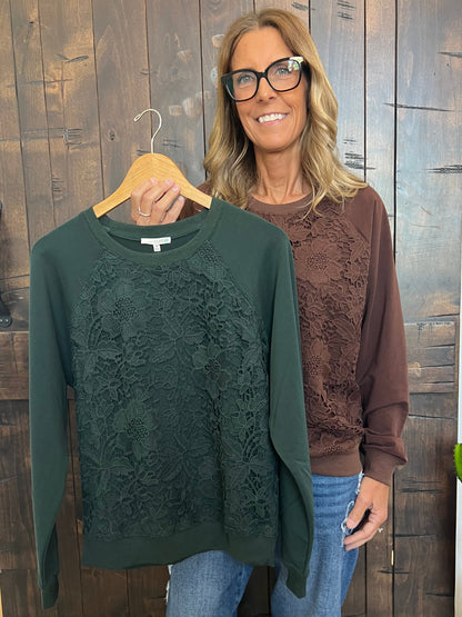 P. S. Kate Lace Pullover