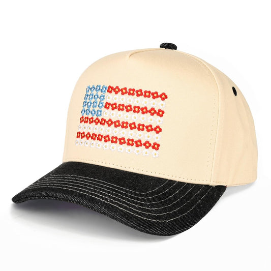 Floral American Flag