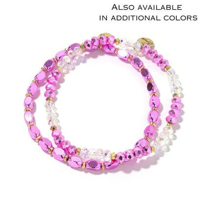 Erimish Sizzling Summer Anklet in Pink or Green