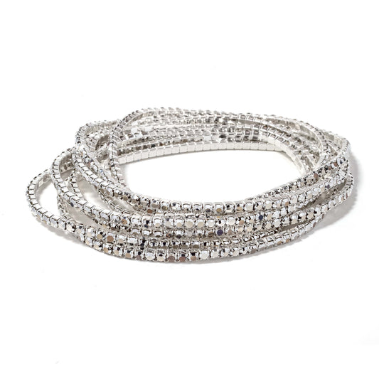 Confetti Galaxy Silver Set