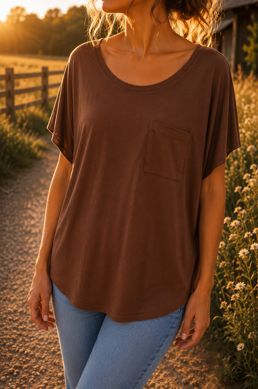 P. S. Kate  Everyday Pocket Top