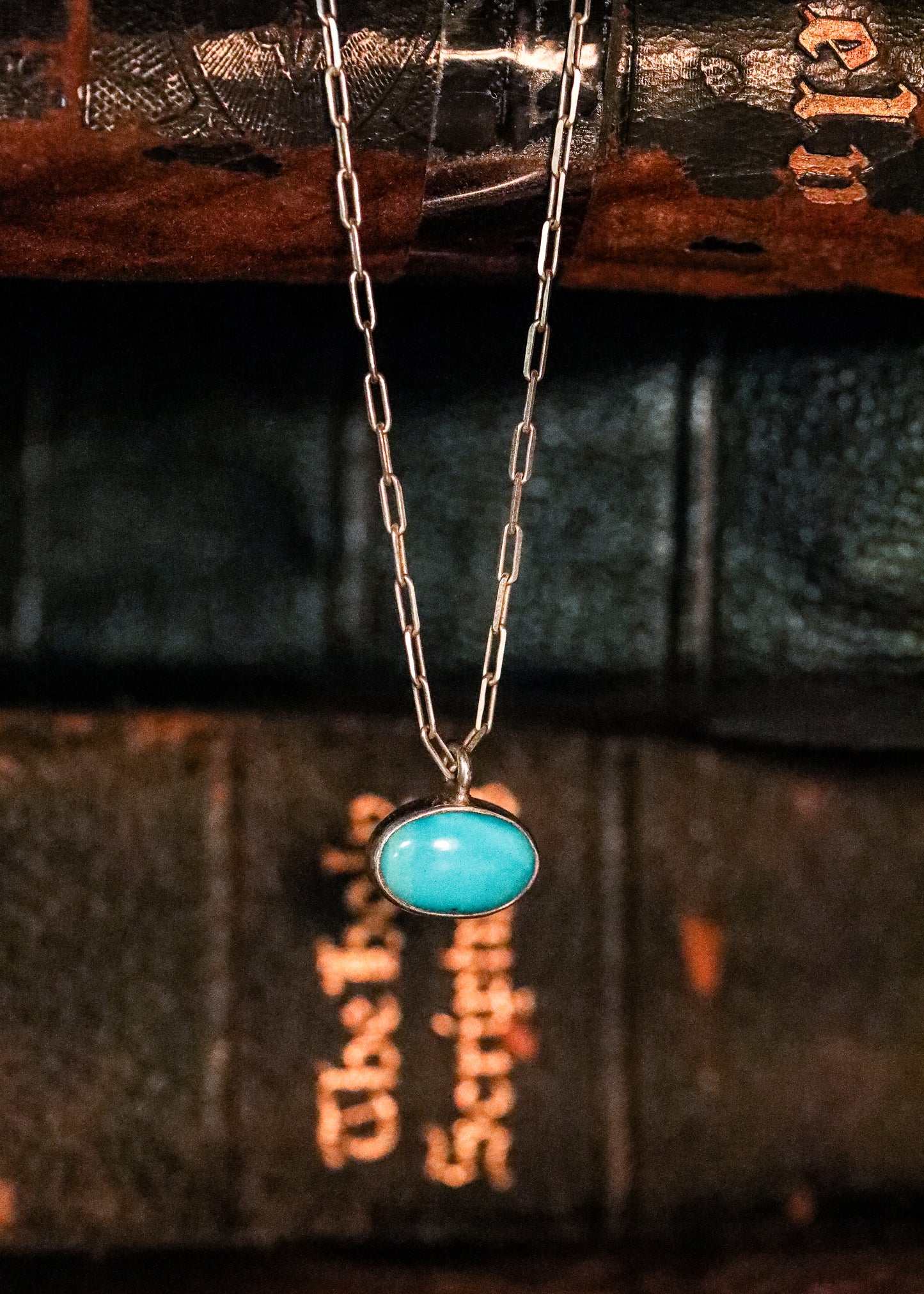 Full Circle Turquoise necklace