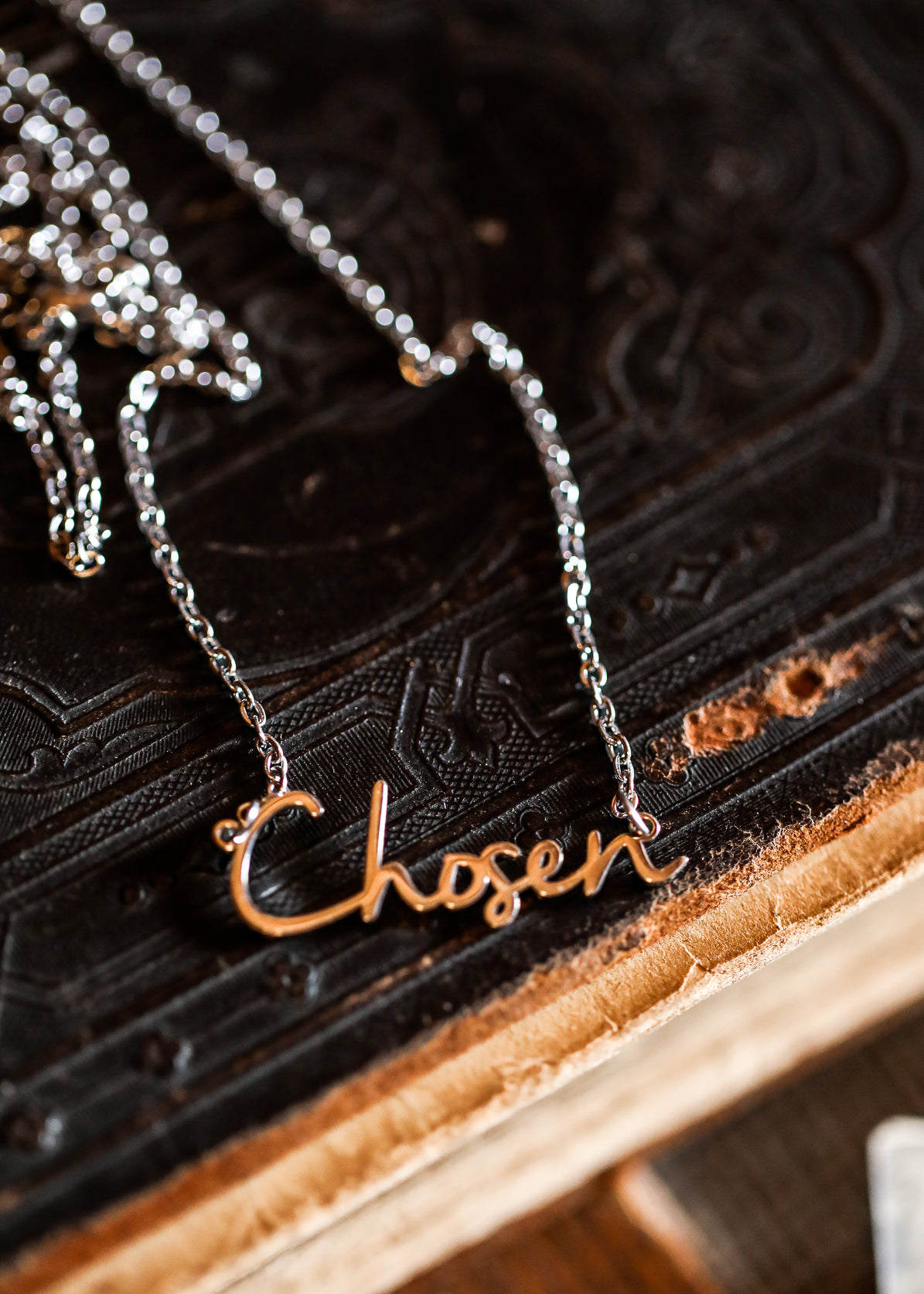 Chosen" custom necklace