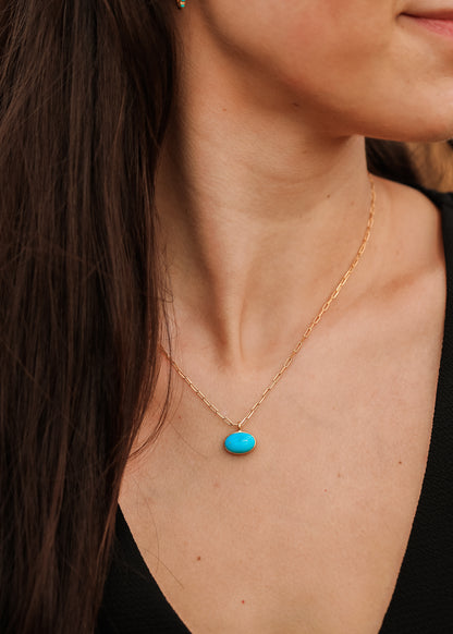 Full Circle Turquoise necklace