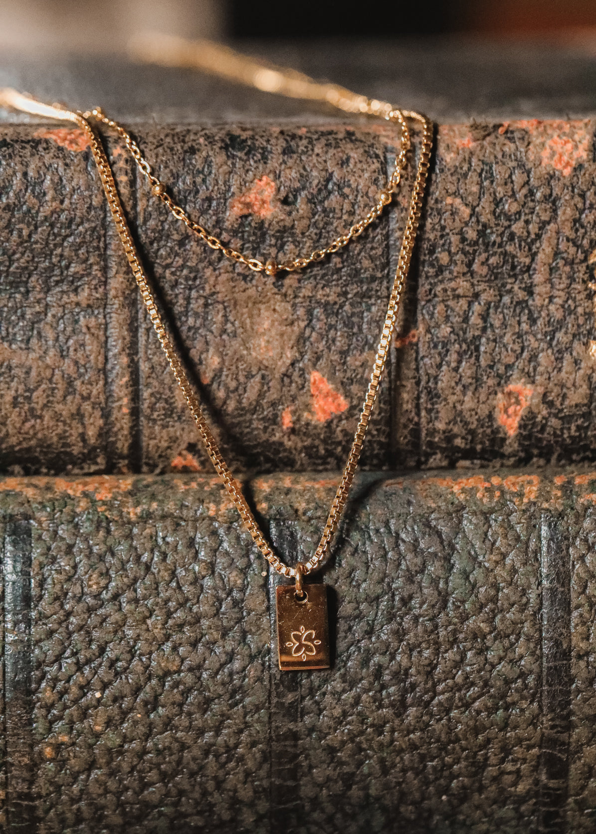 Faith over Fear Reversible Necklace