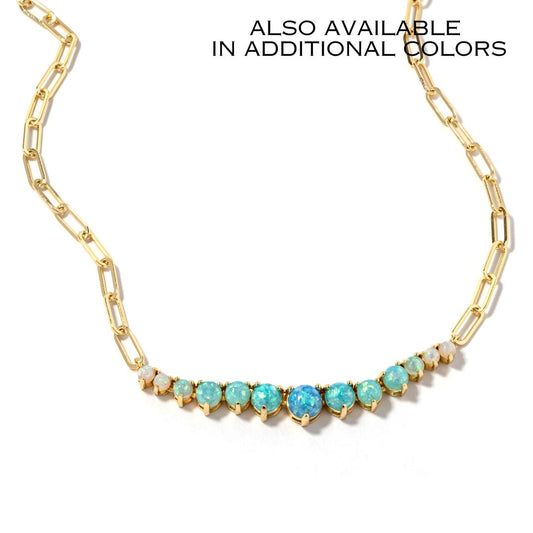 Horizon Necklace Mint