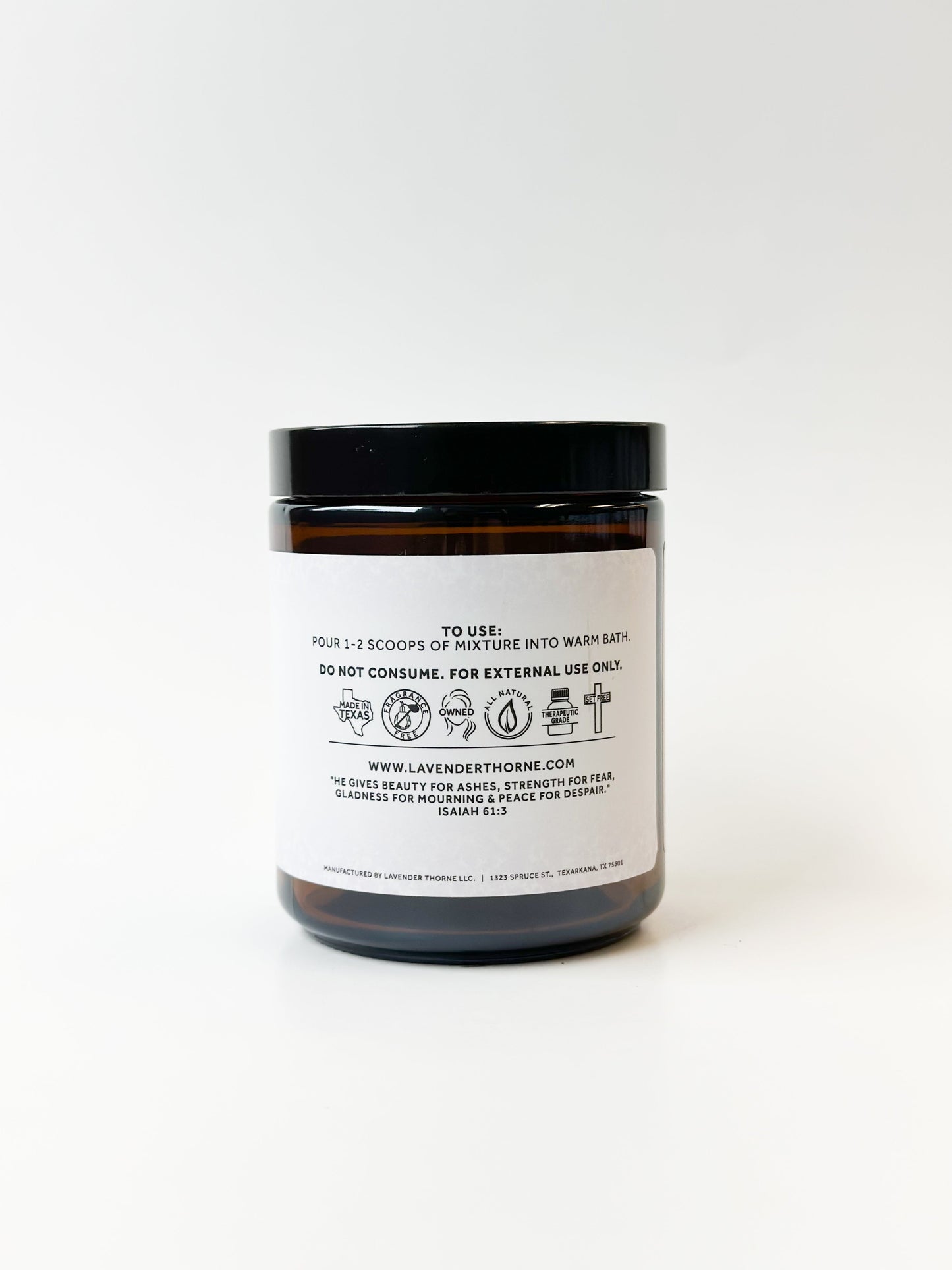 Beauty From Ashes - Bath Salts - Pre-Order