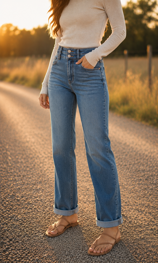 Judy Blue Relaxed Boyfriend Jeans