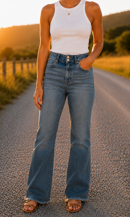 Judy Blue Daisy Boot Cut Jeans