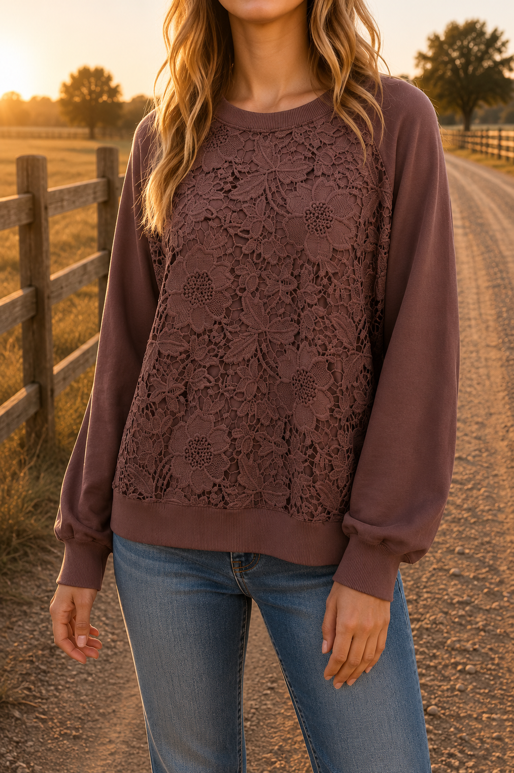 P. S. Kate Lace Pullover