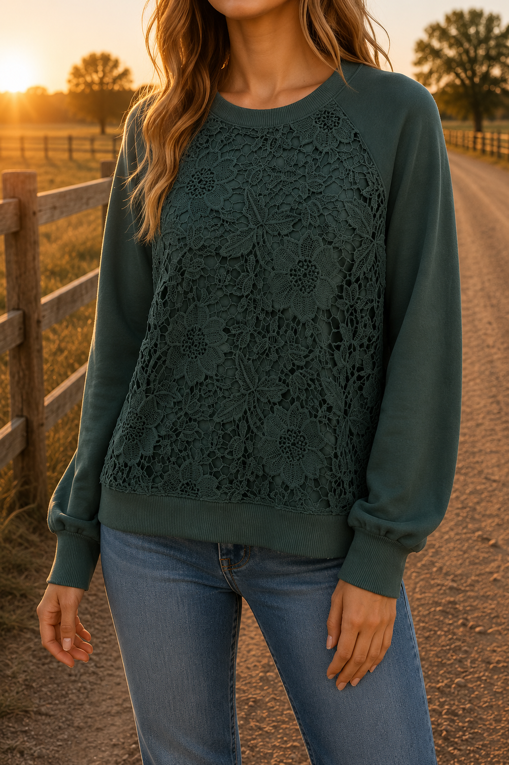 P. S. Kate Lace Pullover