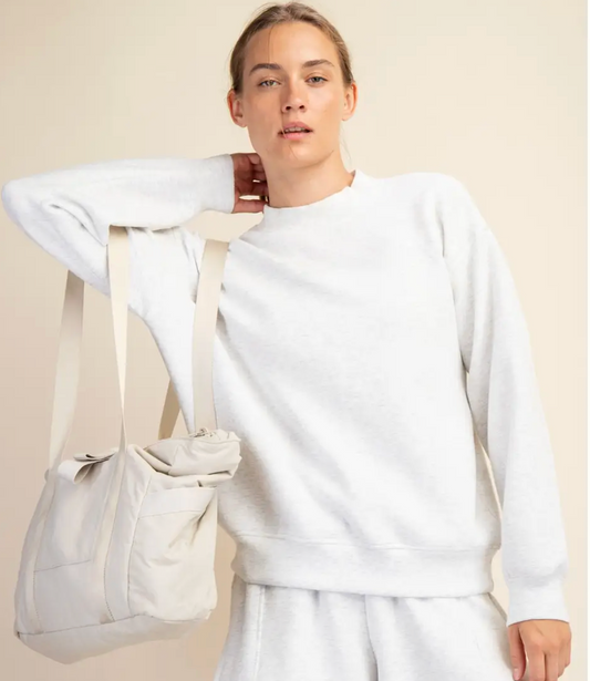 Rae Mode Lux Scuba pull over in Grey or Red