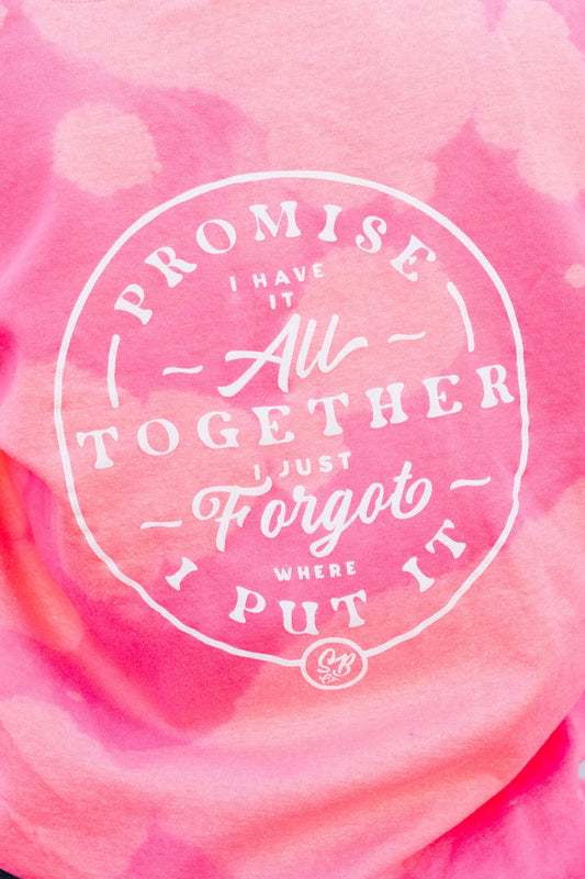 Have It All Together Pink Zip Hoodie
