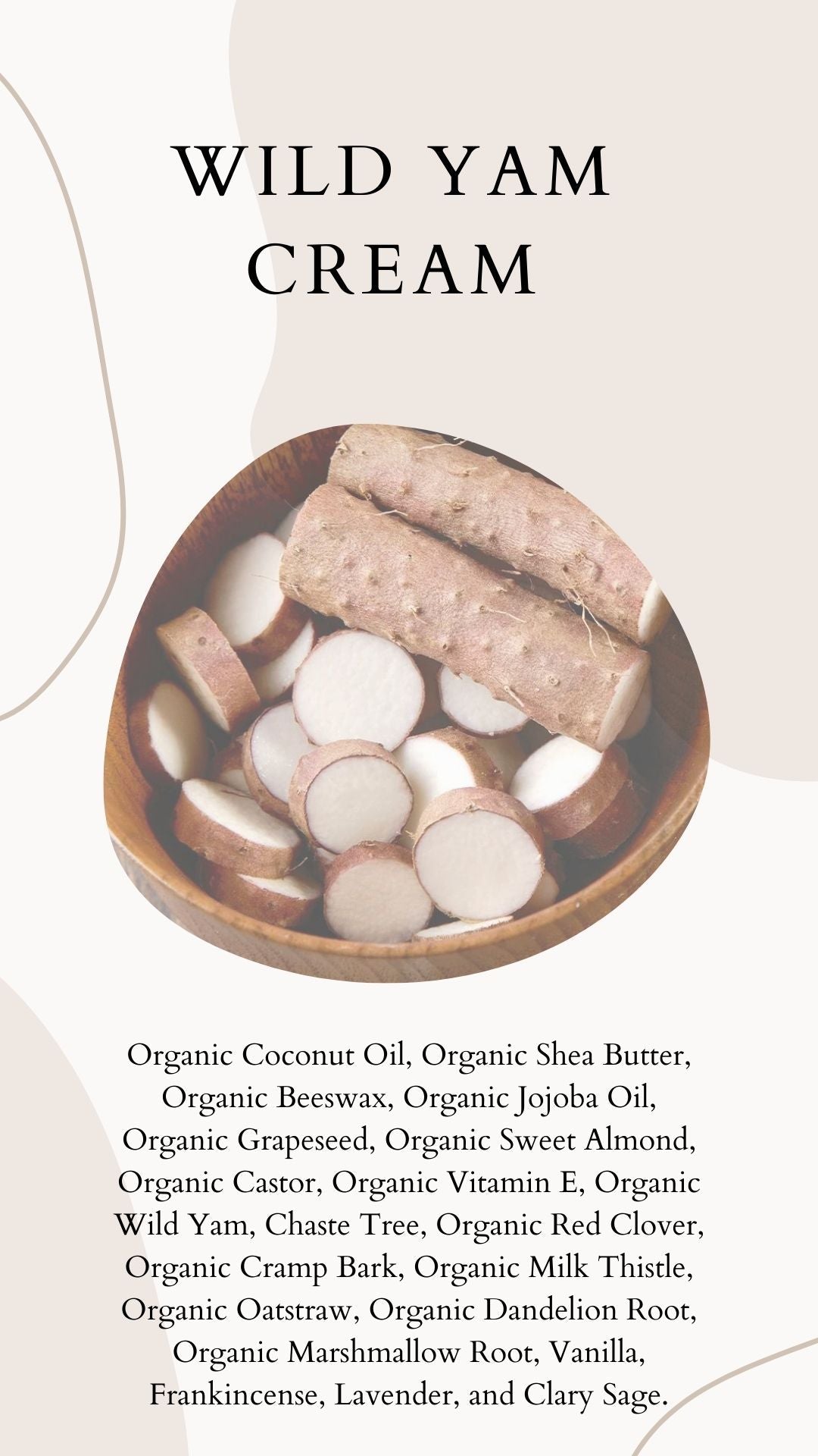 Wild Yam Cream - Pre-Order