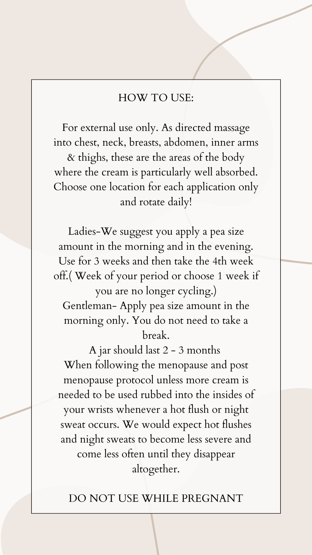 Wild Yam Cream - Pre-Order