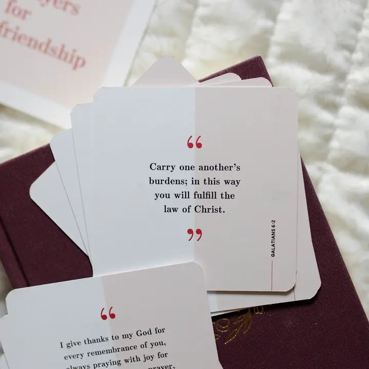 Prayers For Friendship Verse Card Set
