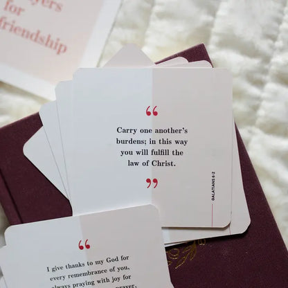 Prayers For Friendship Verse Card Set