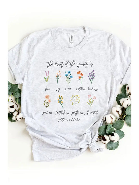 Fruit of the Spirit Floral Graphic Tee