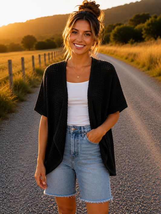 Heimish Short Sleeve Cardigan
