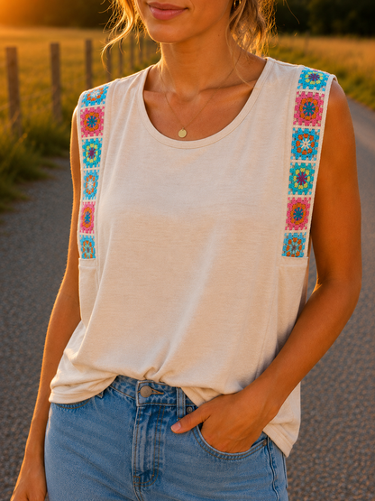 Every Season Embroidered Top