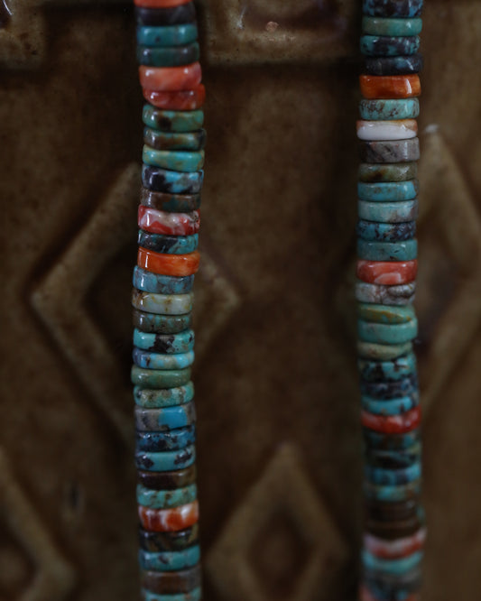 Natural Gemstone Beaded Drop Earrings