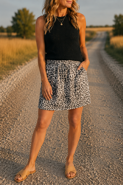 YMI Knit Skort in 3 pattern options