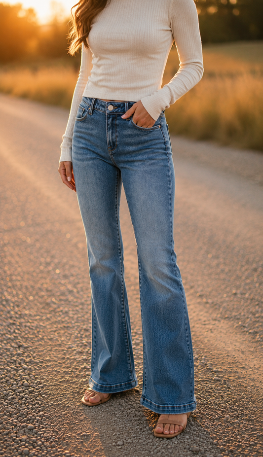 Risen Perfect Boot Cut Jeans